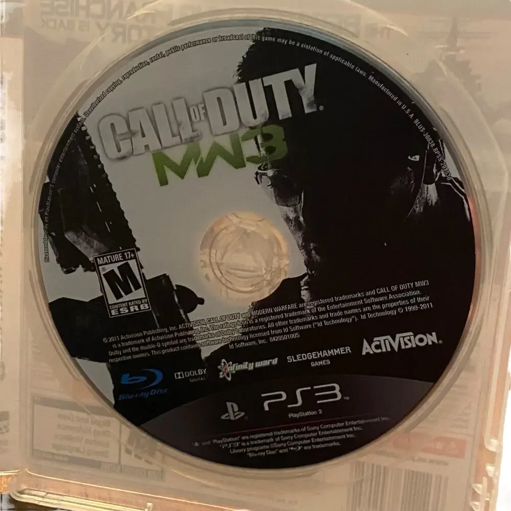 Call of Duty: Modern Warfare 3 Playstation 3 Game PS3